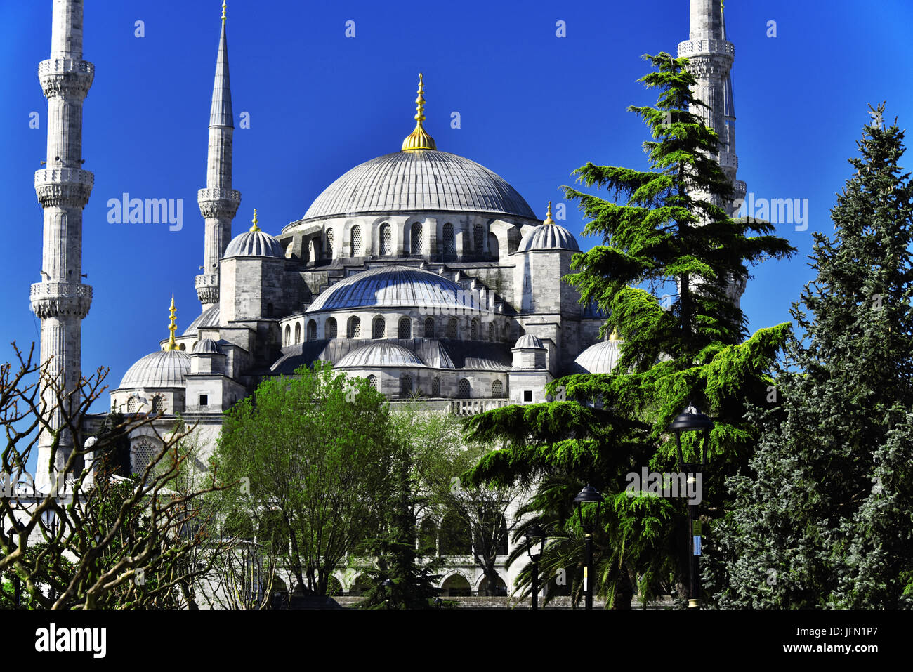 Sultan Ahmed Mosque or Blue Mosque in Istanbul Stock Photo - Alamy