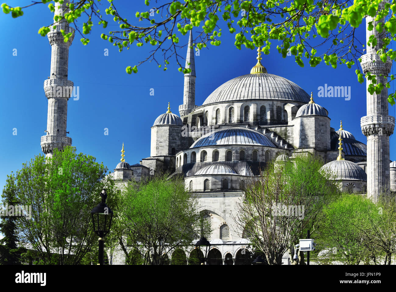 Sultan Ahmed Mosque or Blue Mosque in Istanbul Stock Photo - Alamy