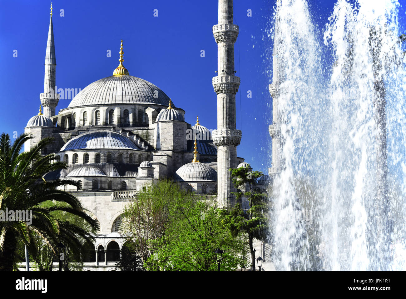Sultan Ahmed Mosque or Blue Mosque in Istanbul Stock Photo - Alamy