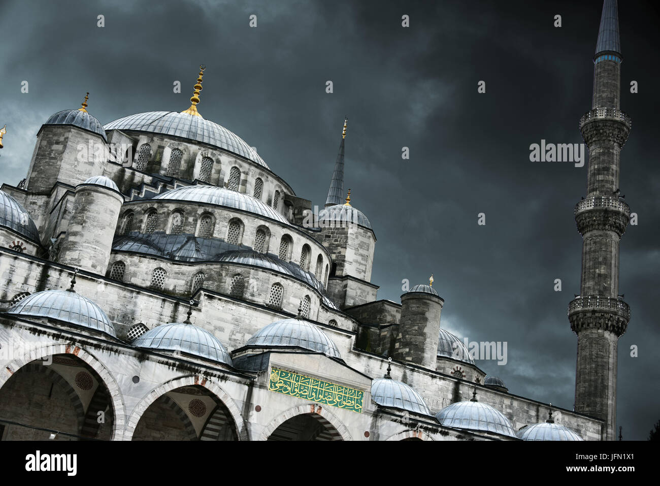 Sultan Ahmed Mosque or Blue Mosque in Istanbul Stock Photo - Alamy