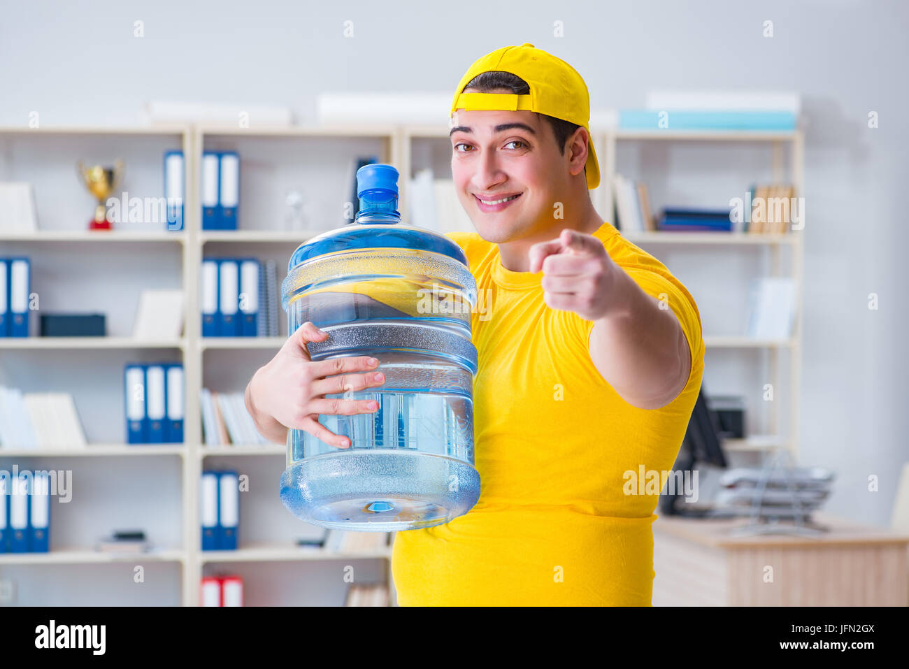 Man carrying water jug hires stock photography and images Alamy