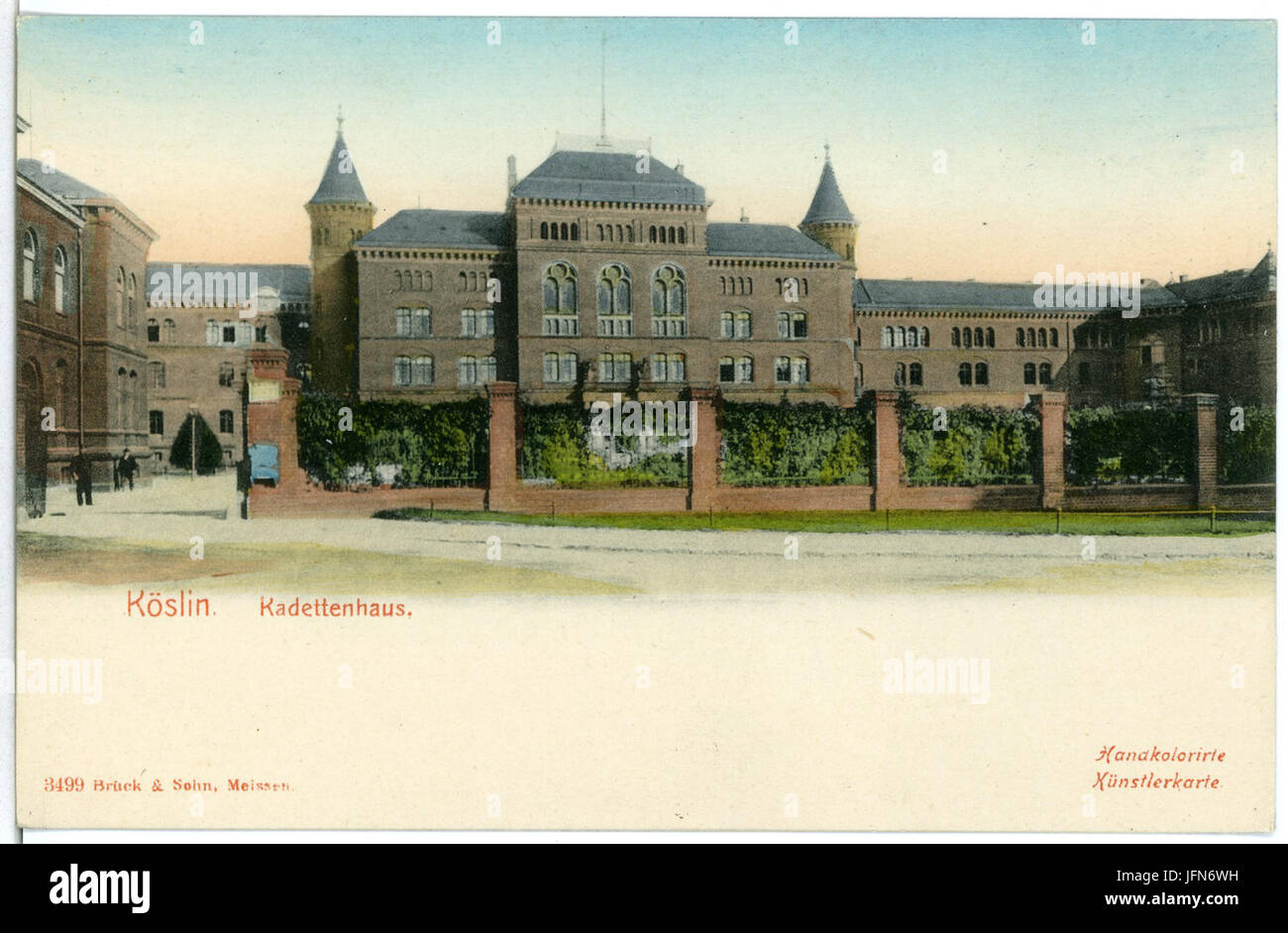 03499 Koslin 1903 Kadettenhaus Bruck Sohn Kunstverlag Stock