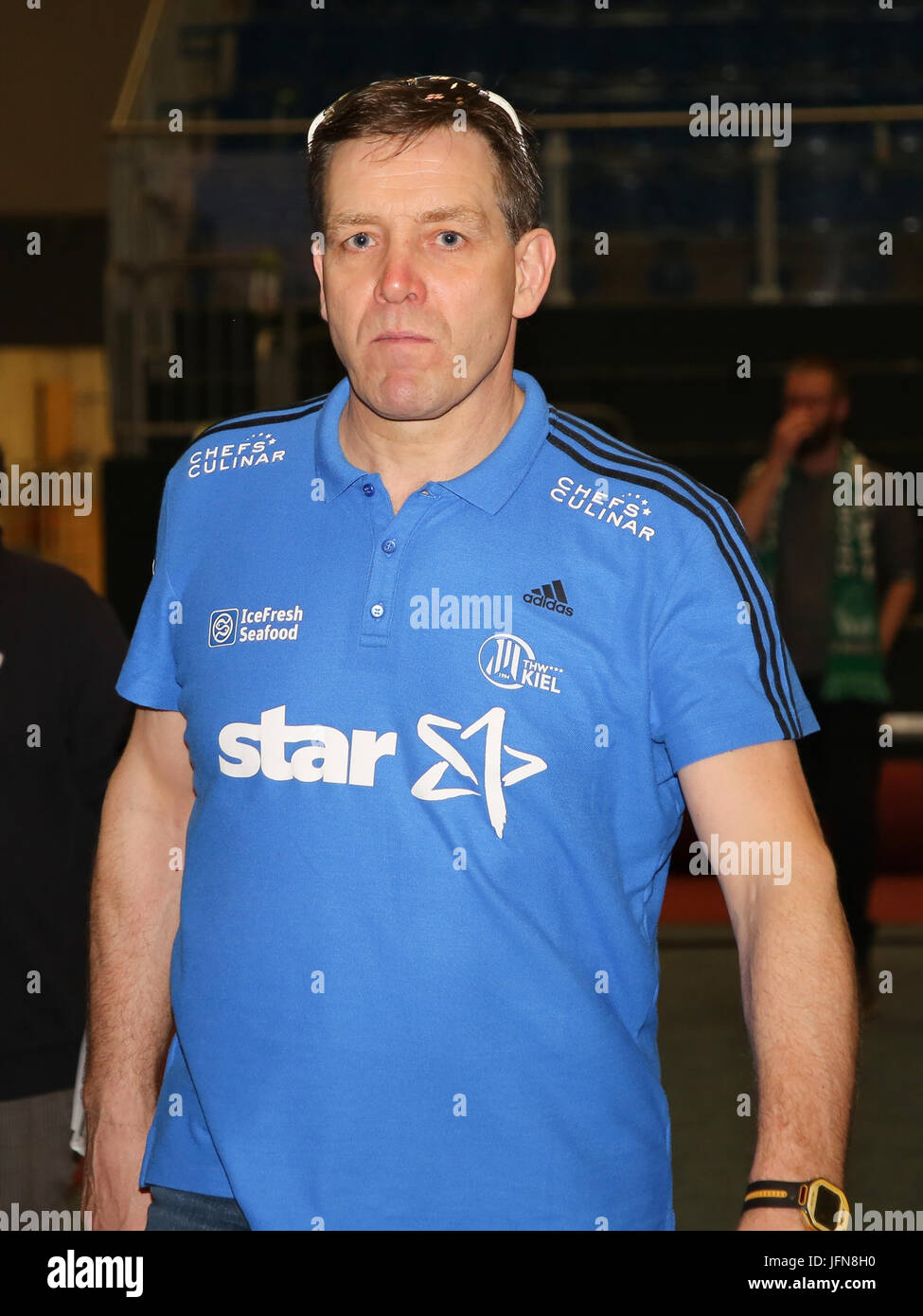 Icelandic handball coach Alfred Gislason (THW Kiel Stock Photo - Alamy
