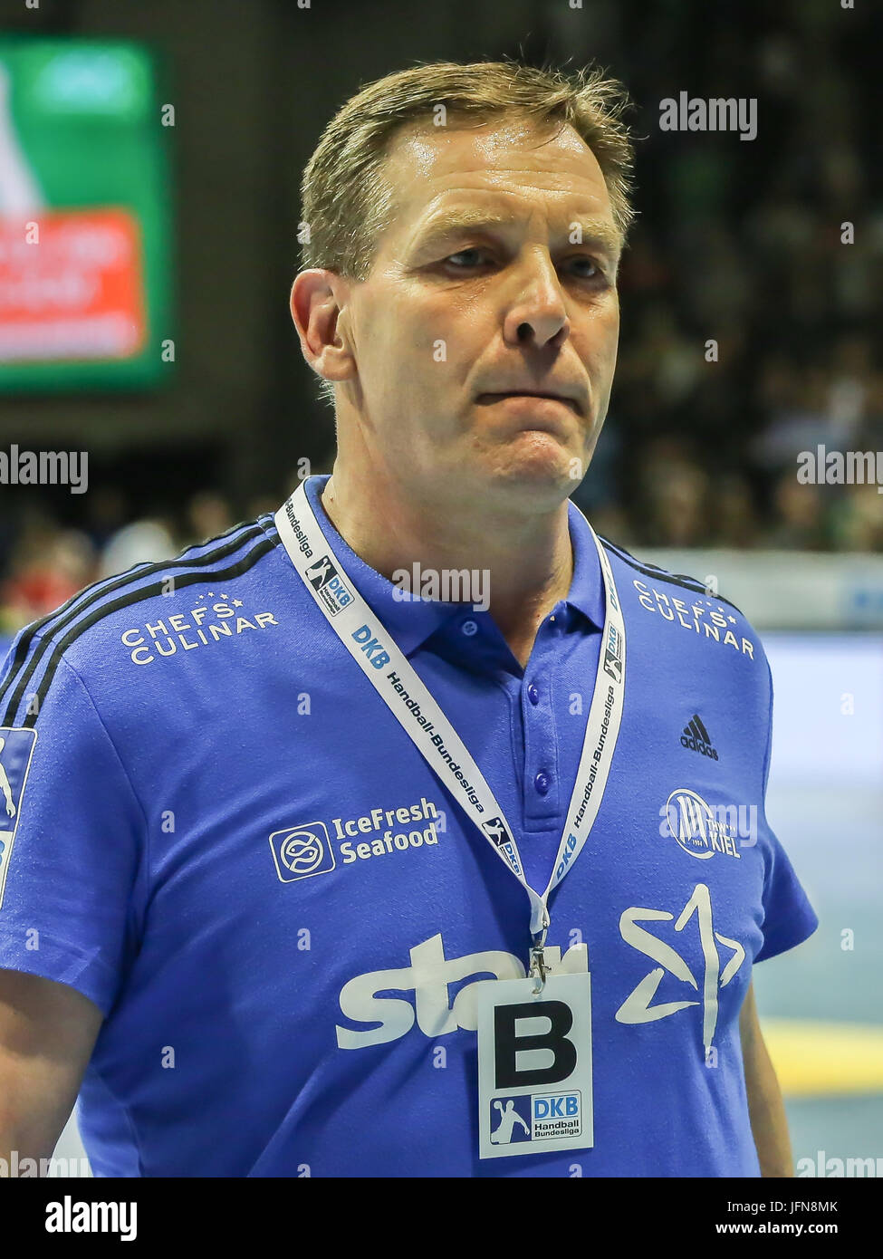 Icelandic handball coach Alfred Gislason (THW Kiel Stock Photo - Alamy