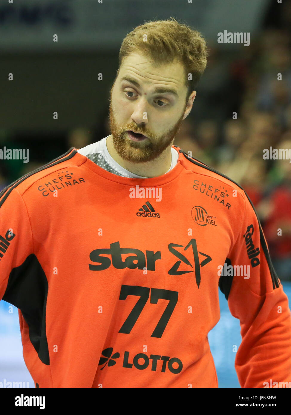 German handball player and goalkeeper Andreas Wolff (THW Kiel Stock
