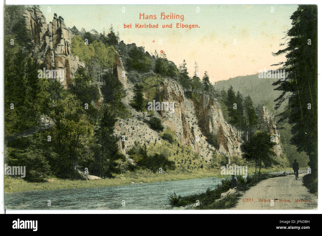 06239-Karlsbad-1905-Hans Heiling und Elbogen-Brück & Sohn Kunstverlag Stock Photo