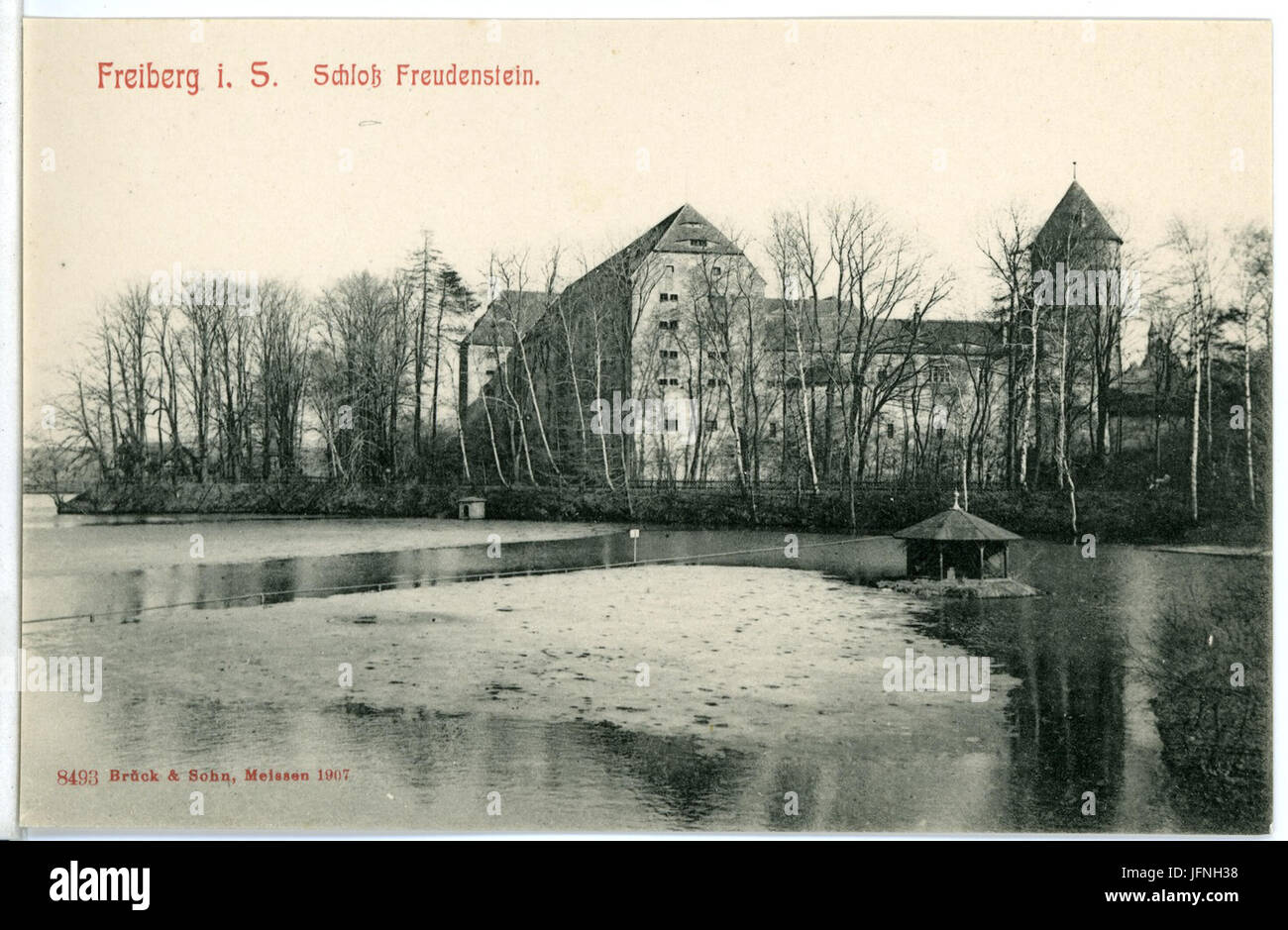08493Freiberg1907Schloß FreudensteinBrück & Sohn Kunstverlag Stock
