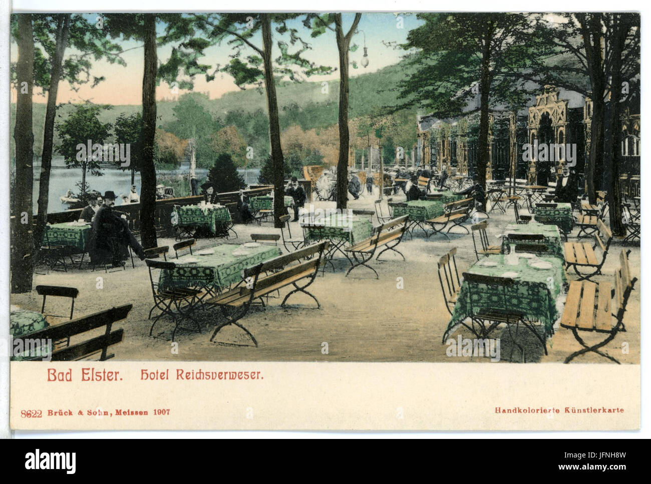 086 -Bad Elster-1907-Hotel Reichsverweser-Brück & Sohn Kunstverlag Stock Photo