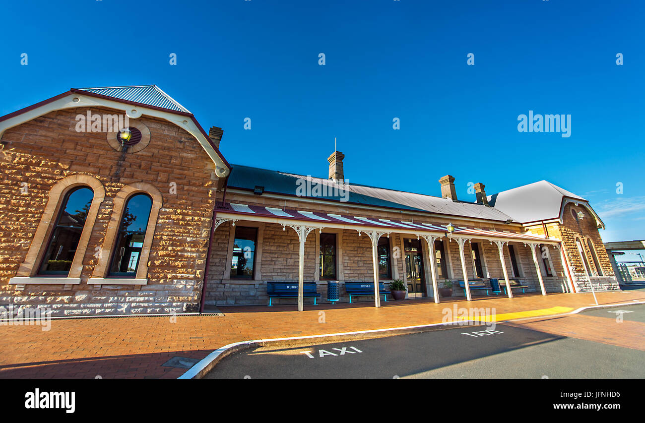Train station of Dubbo Australia Stock Photo