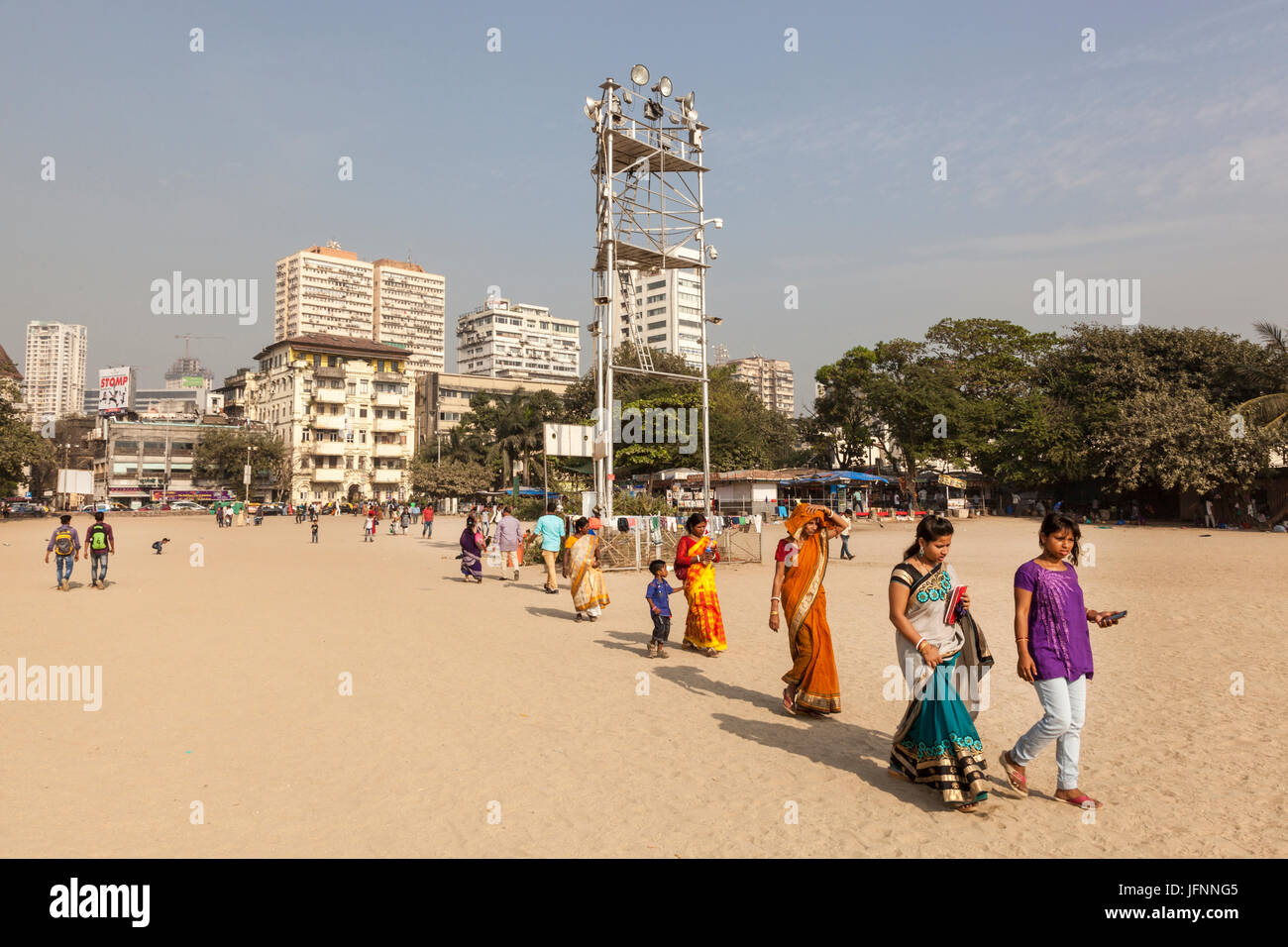 Chowpatty beach, Mumbai, India Stock Photo