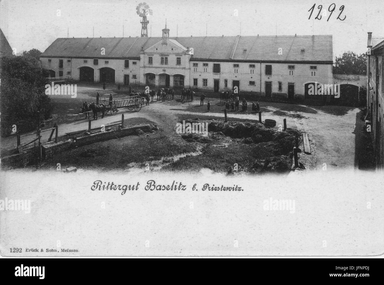 01292-Baselitz-1899-Rittergut-Brück & Sohn Kunstverlag Stock Photo