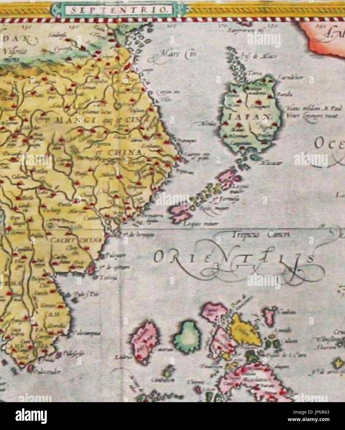 15701612 Map of Formosa (Taiwan) and Surrounding Countries by Dutch