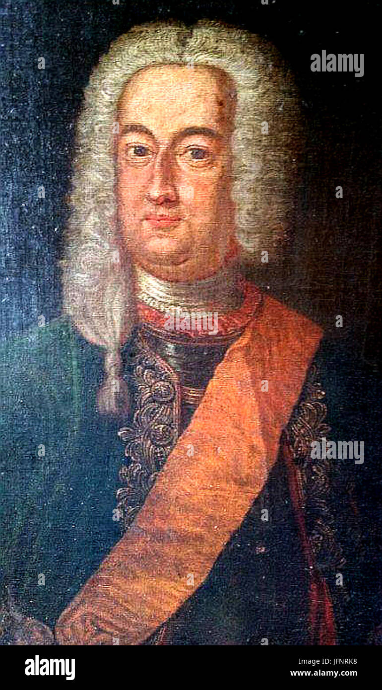 1745 circa, Albrecht Wolfgang Graf zu Schaumburg-Lippe, Johann Heinrich ...