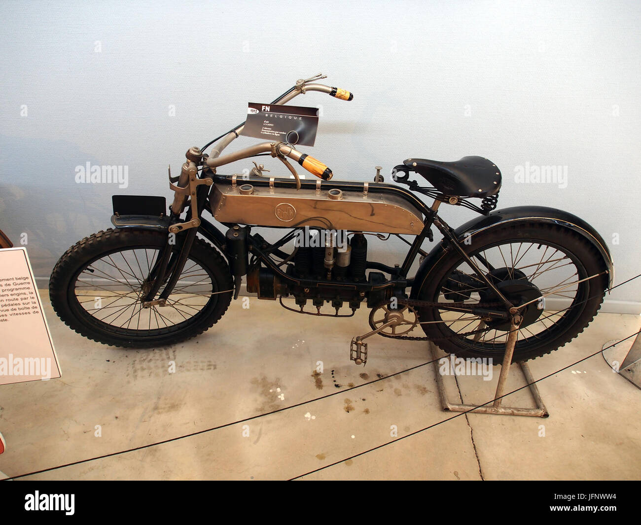 1912 FN 4cv, Musée de la Moto et du Vélo, Amneville, France Stock Photo -  Alamy