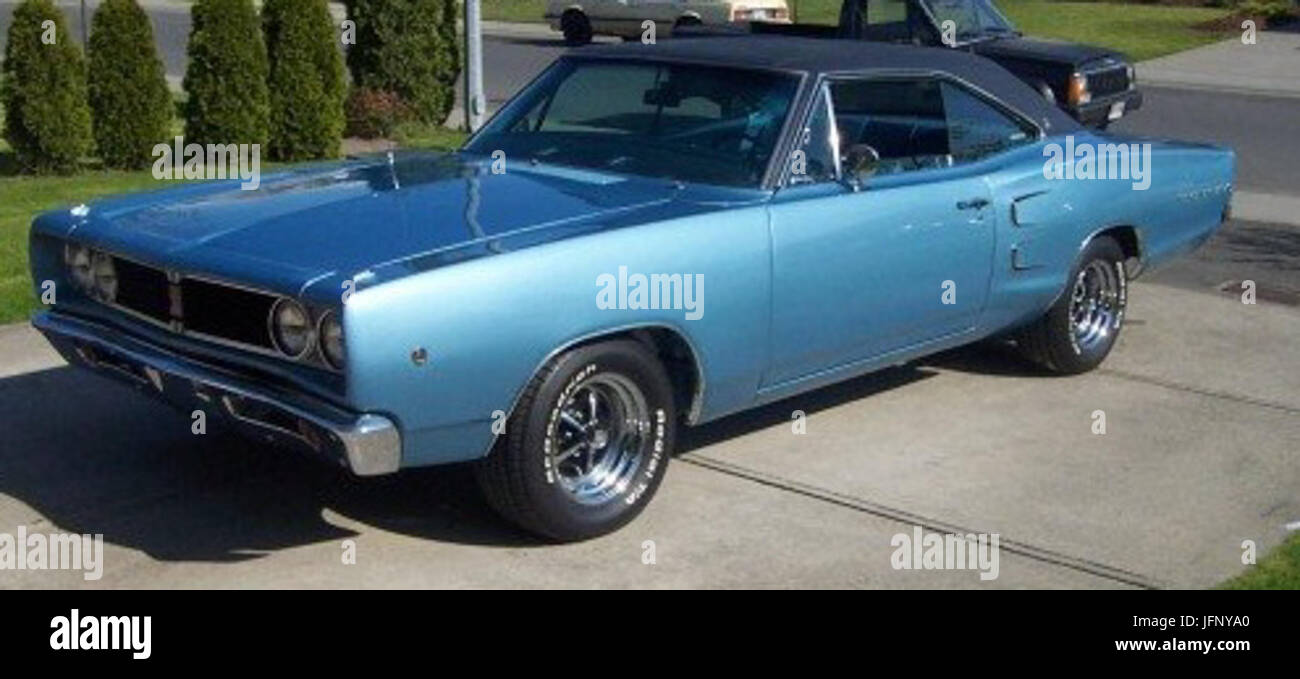 1968 Dodge 500 coupe blue Stock Photo Alamy