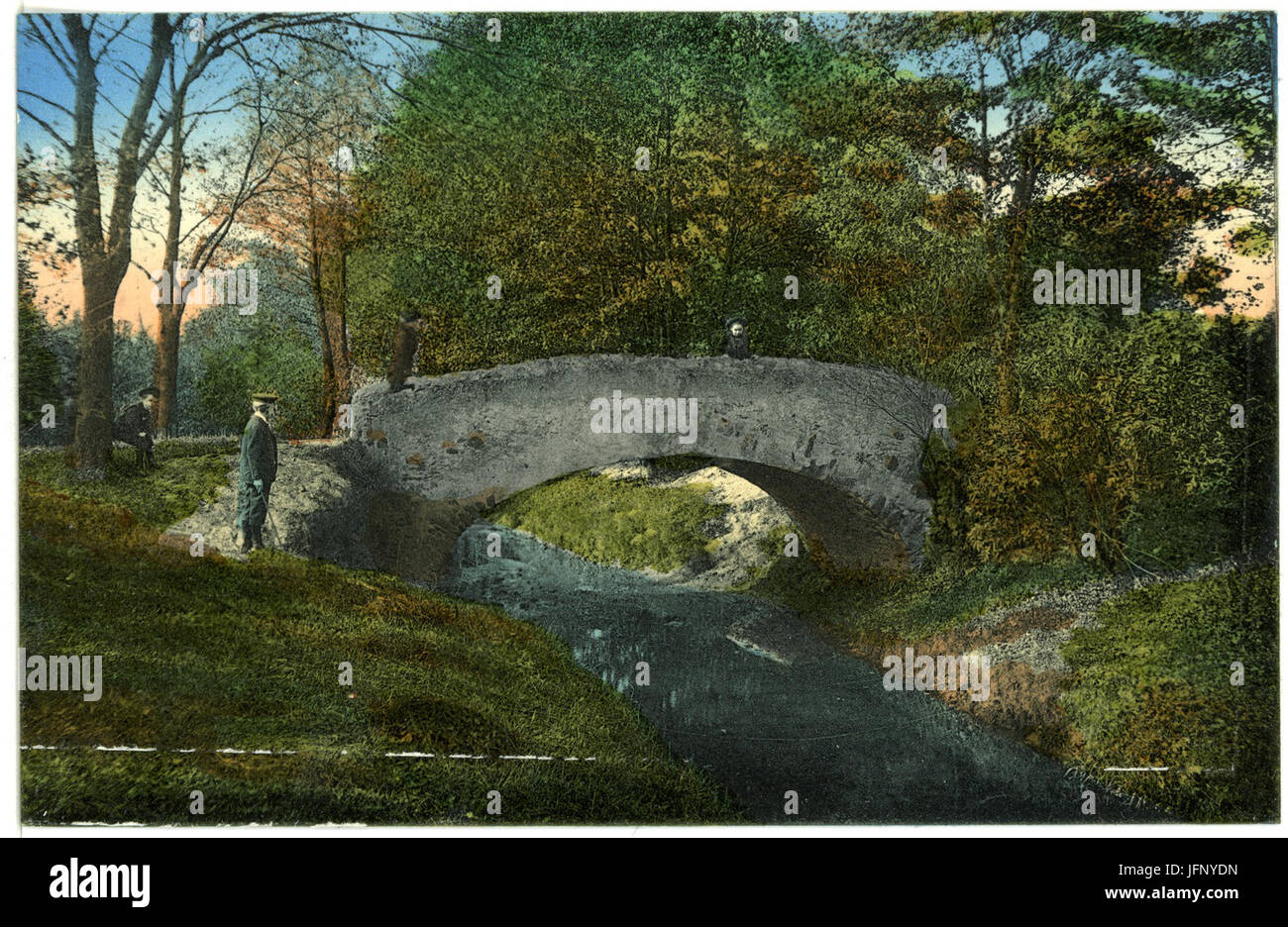 01986-Großenhain-1901-Partie im Stadtpark-Brück & Sohn Kunstverlag ...