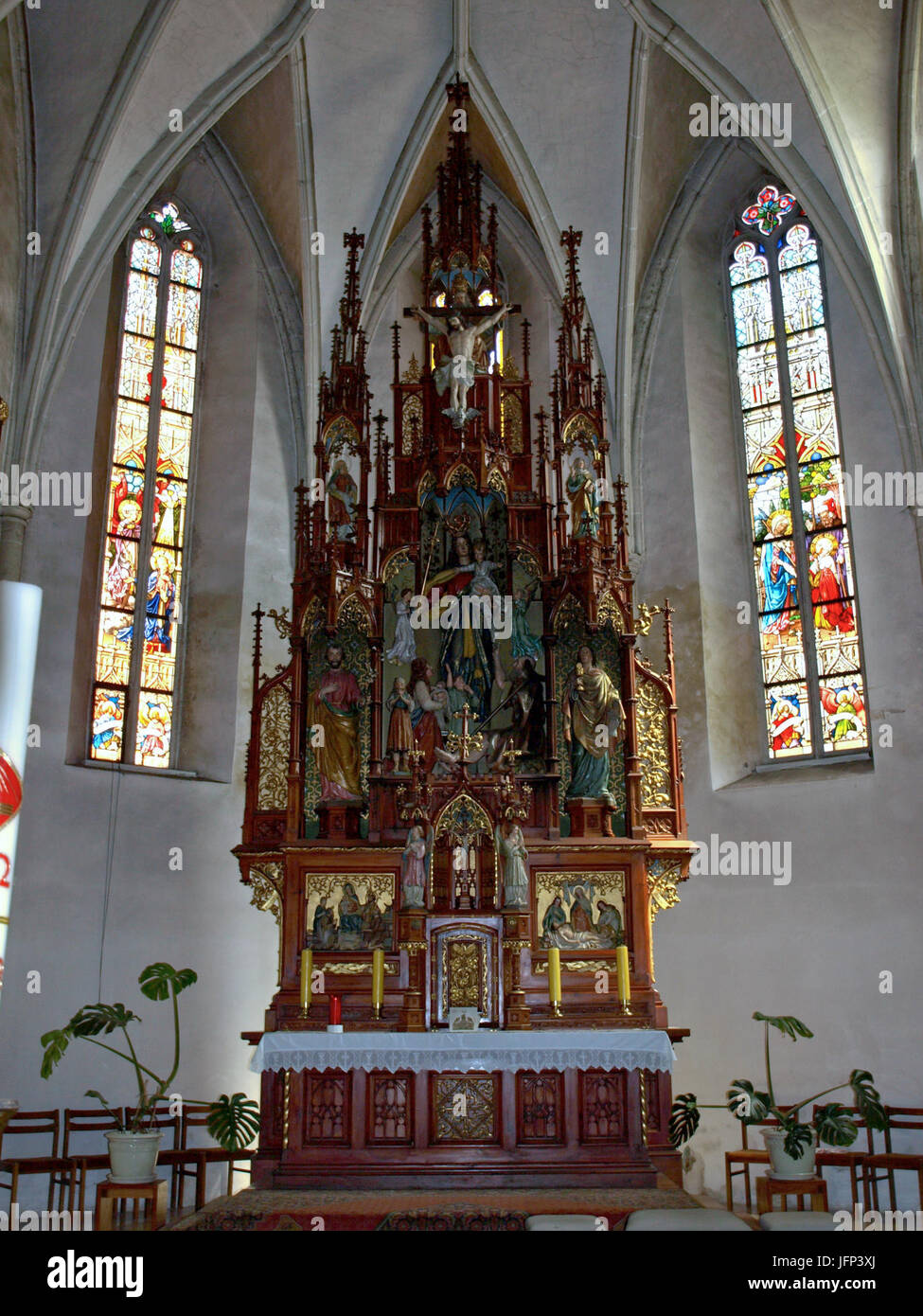 2013.04.24 - Pöchlarn - Pfarrkirche Mariae Himmelfahrt - 04 Stock Photo