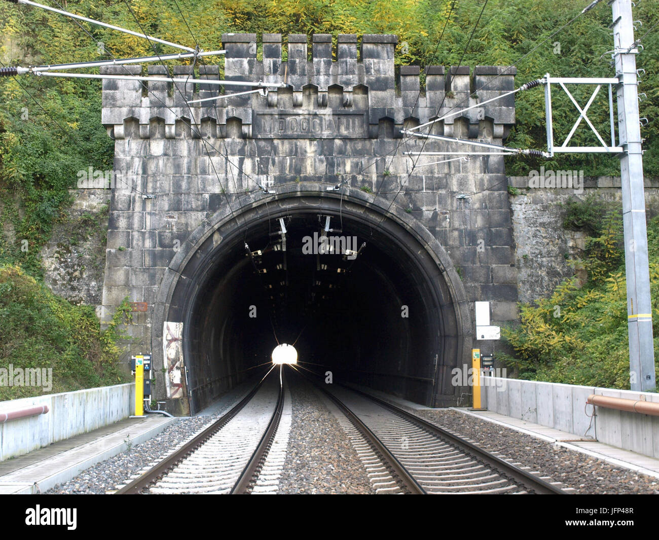 2013.10.26 - Melk - Tunnelportal (Wachbergtunnel östl) - 01 Stock Photo