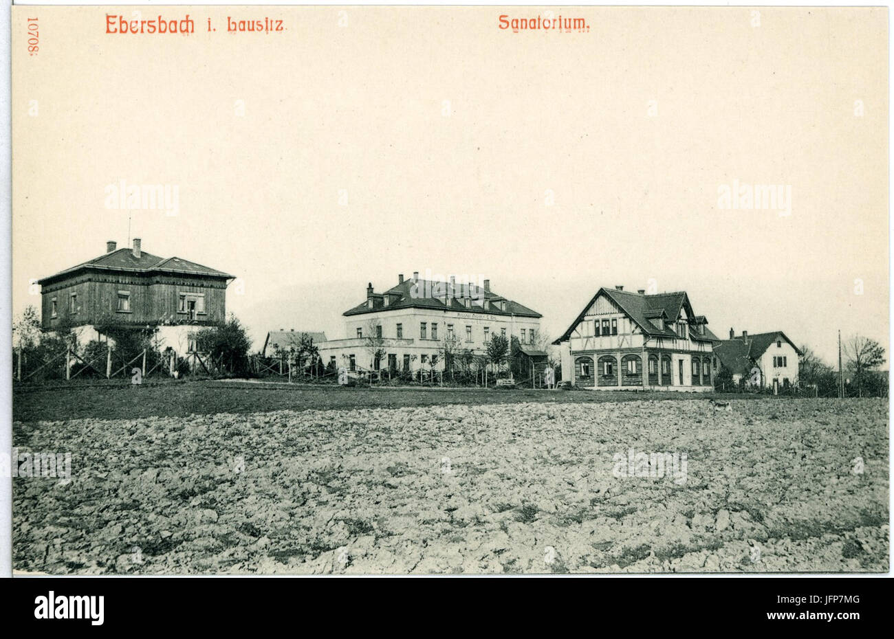 10708-Ebersbach-1909-Santorium-Brück & Sohn Kunstverlag Stock Photo