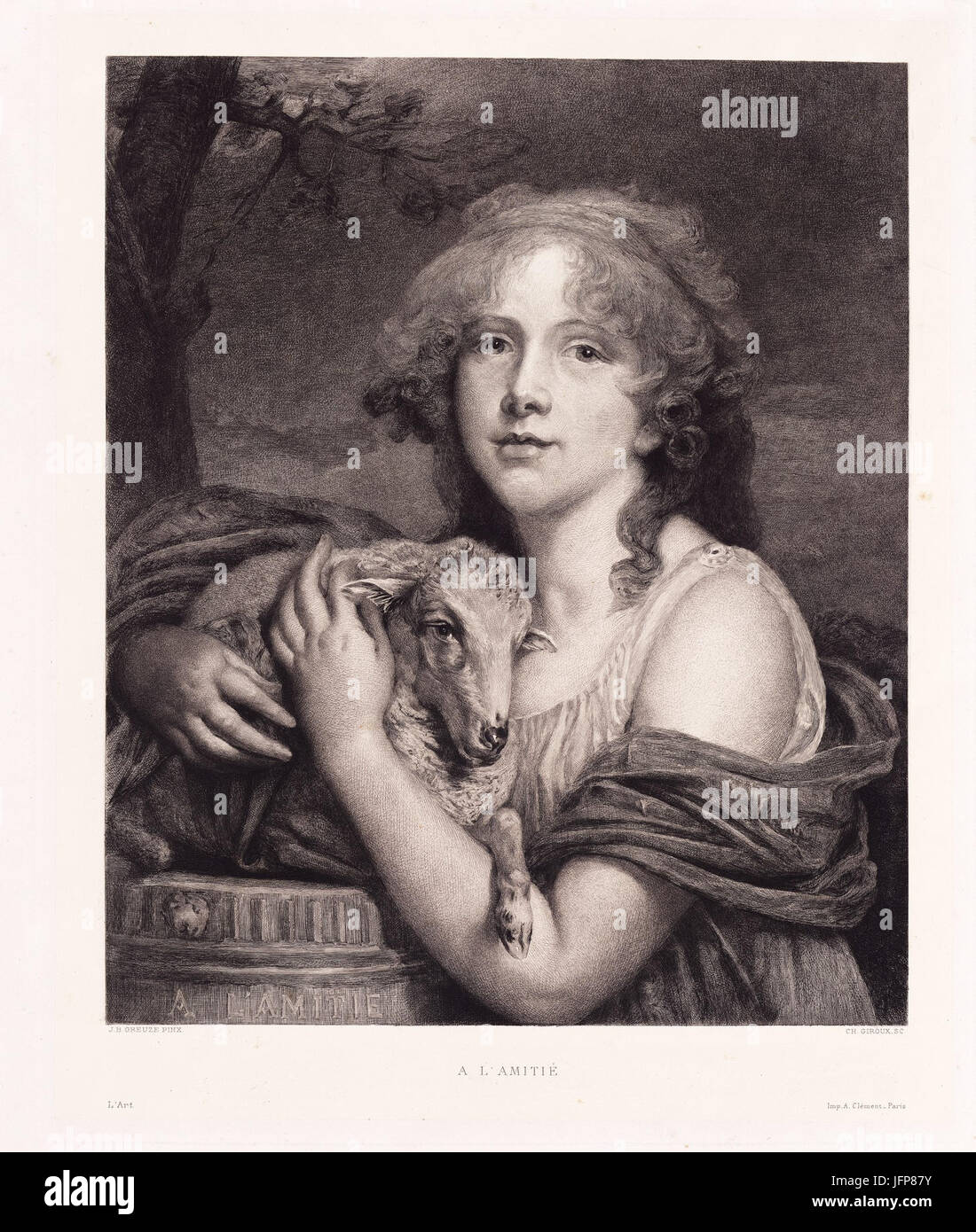 A l'amitié (Giroux Stock Photo Alamy