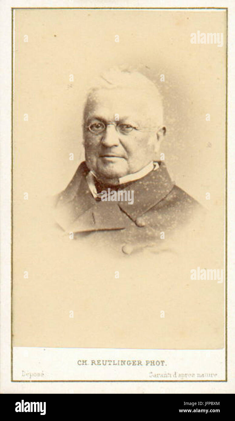 Adolphe Thiers - französischer Staatspräsident Stock Photo