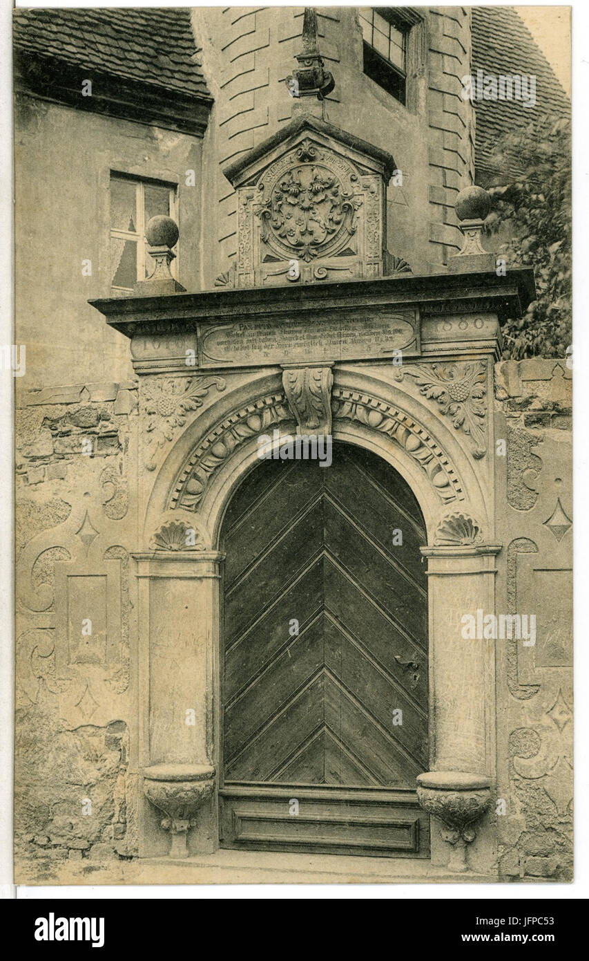 10989-Meißen-1909-Portal am Jahnaschen Freihof-Brück & Sohn Kunstverlag ...