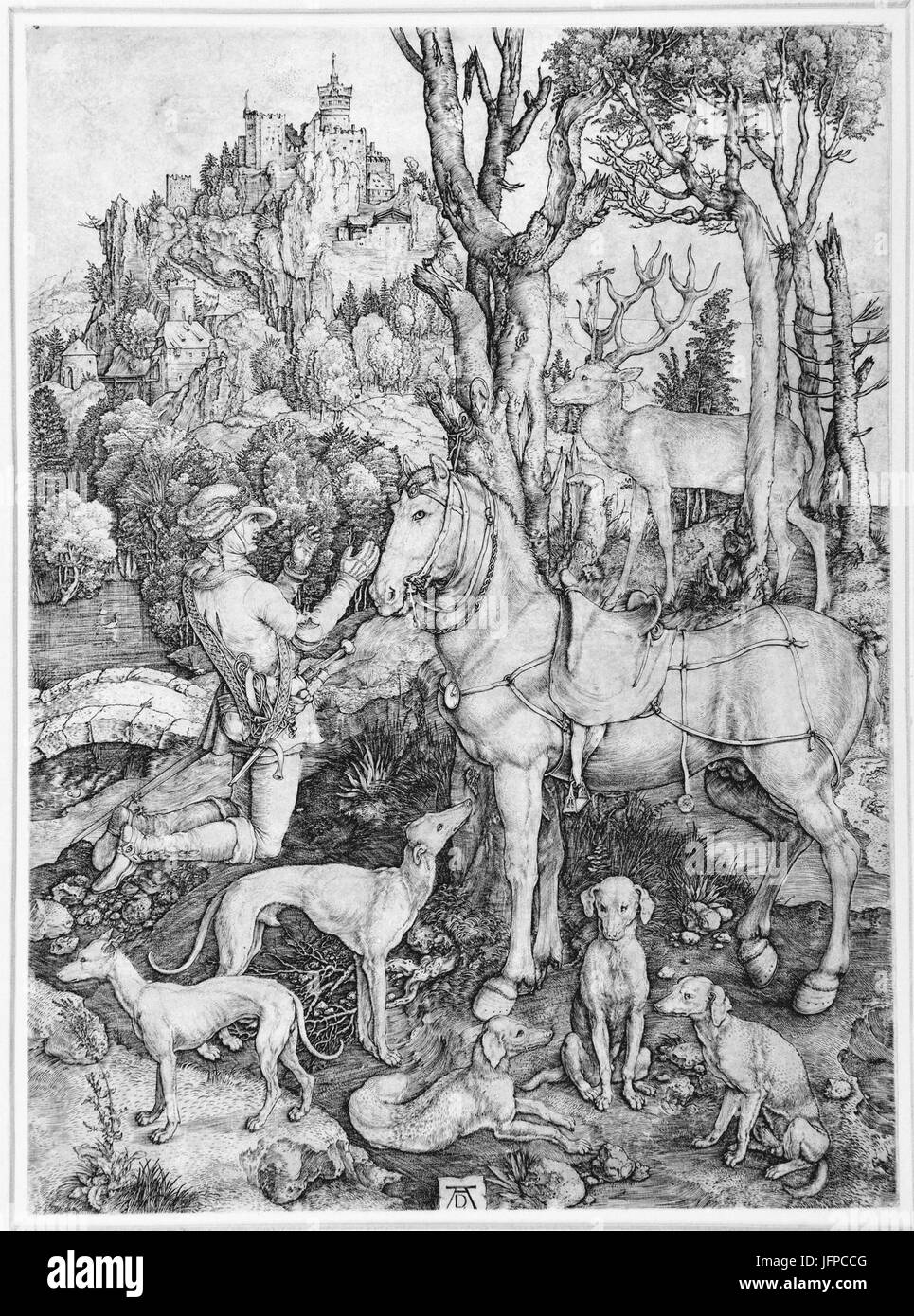 Saint eustace Black and White Stock Photos & Images Alamy