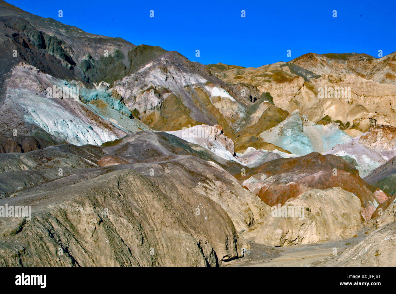 Artists palette in death valley Stock Photo Alamy