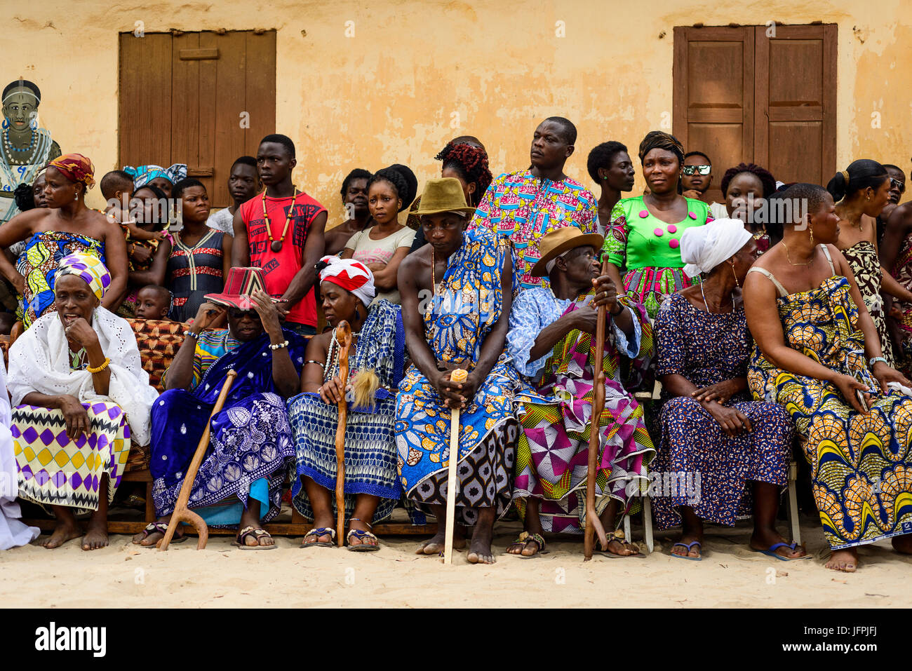 Voodoo celebration in Benin Stock Photo - Alamy