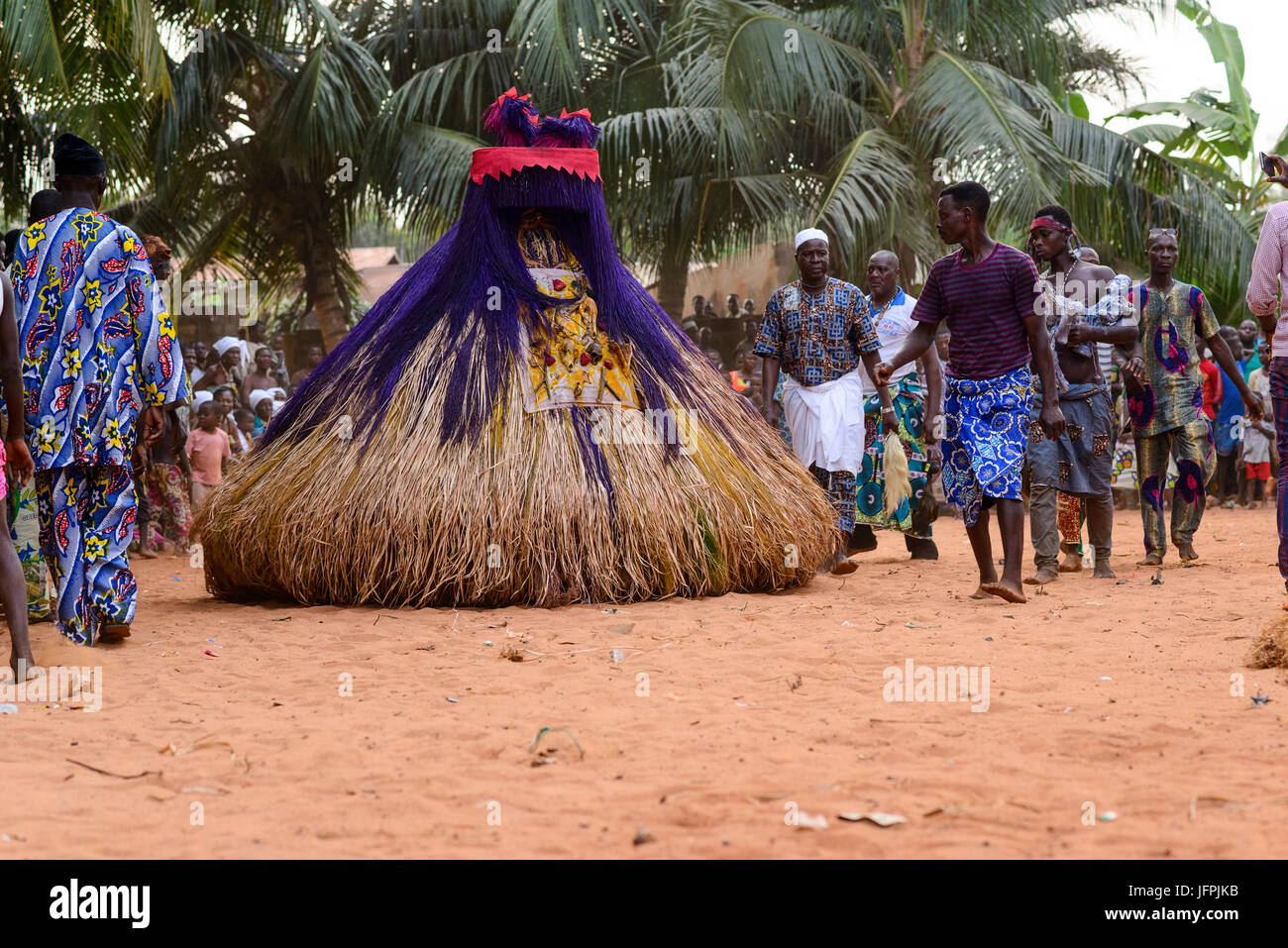 Voodoo celebration in Benin Stock Photo - Alamy