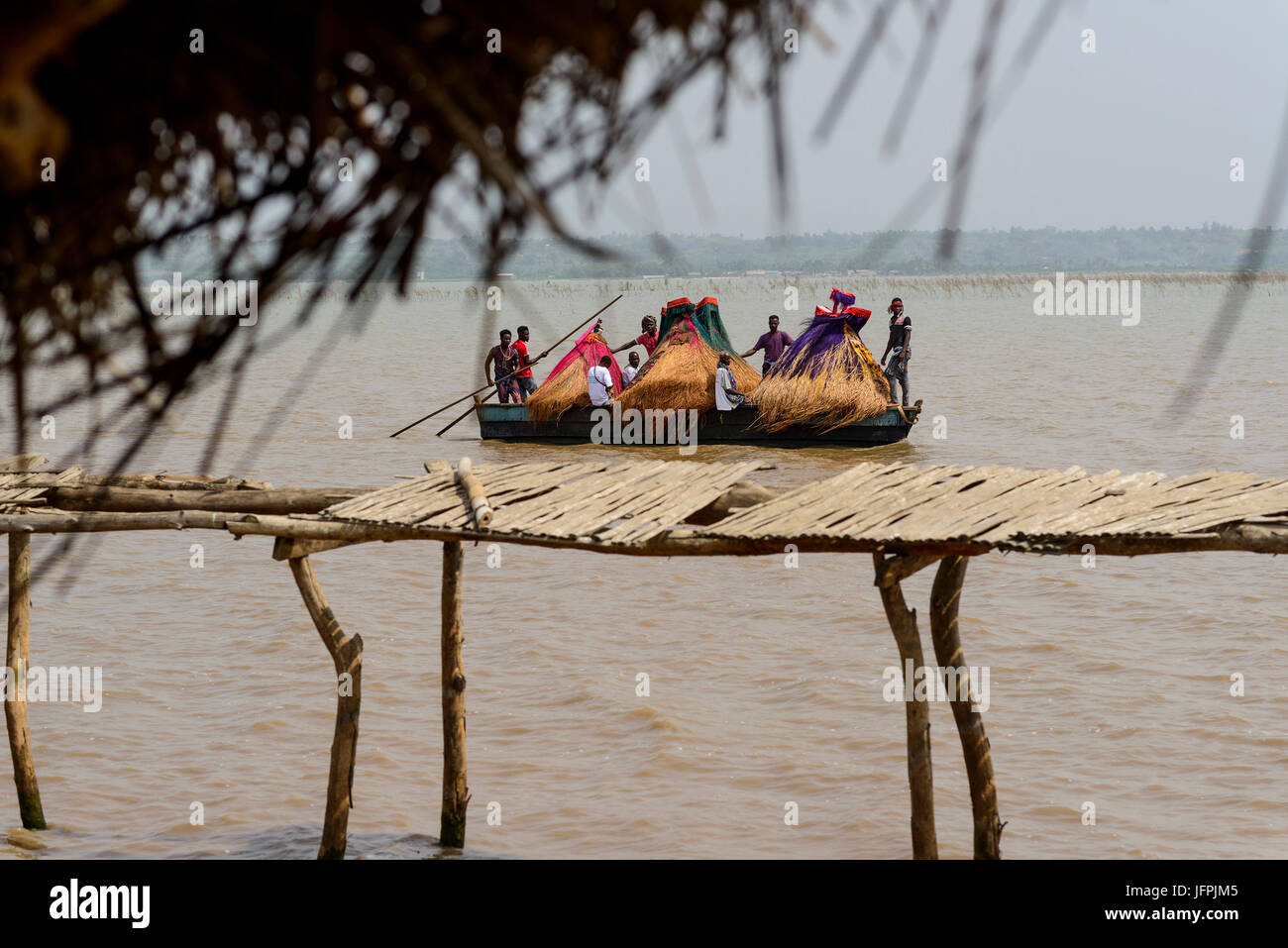 Voodoo celebration in Benin Stock Photo - Alamy