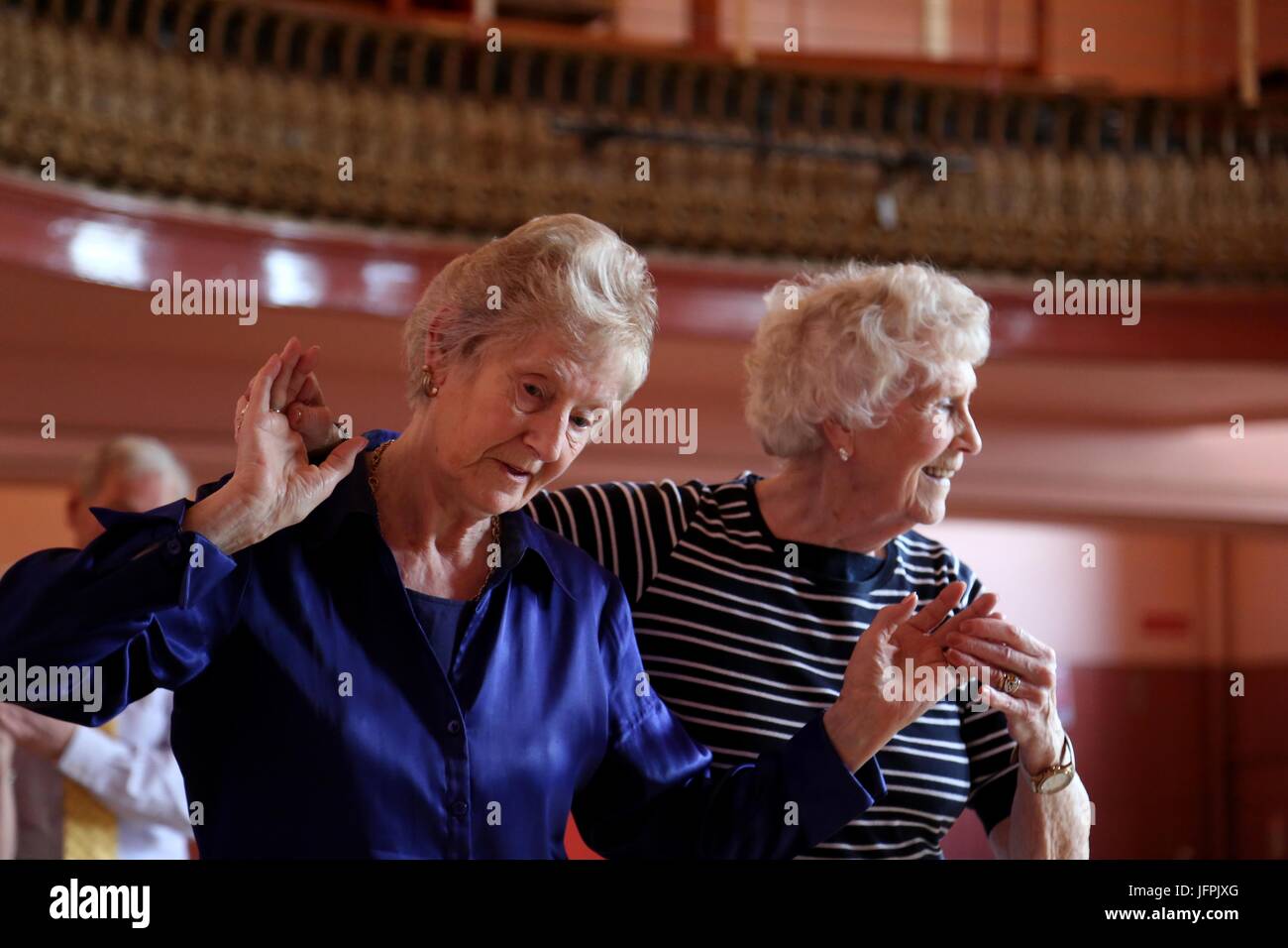 WEEKLY TEA DANCE AT STONEHAVEN TOWN HALL Stock Photo