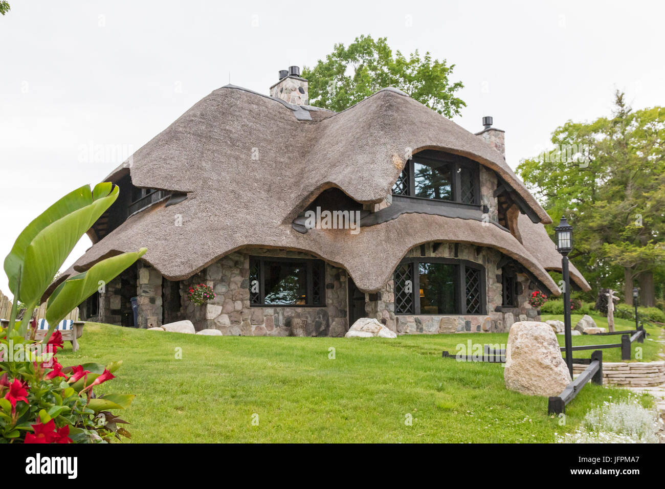Charlevoix, Michigan One of the two dozen "mushroom houses" designed