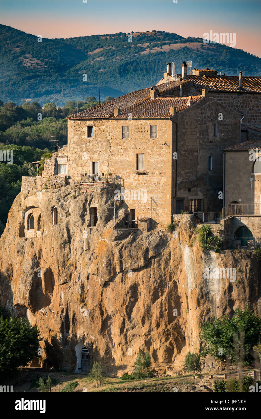 Panorama Of Pitigliano, A Town Built On A Tuff Rock, One Of The Most ...