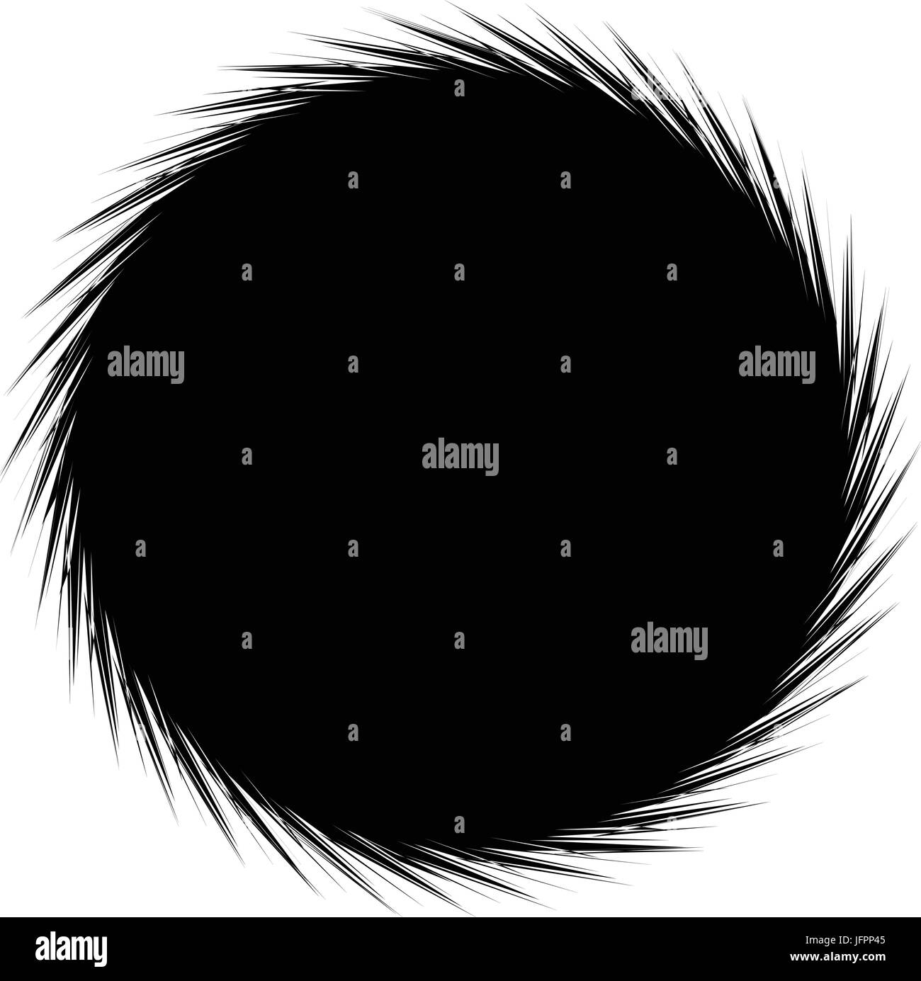 Abstract geometric art with circular motif. Geometric black and white ...
