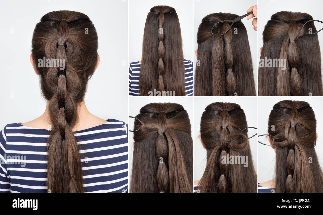 Hair Tutorial Hairstyle Braid For Party Backstage Technique Of