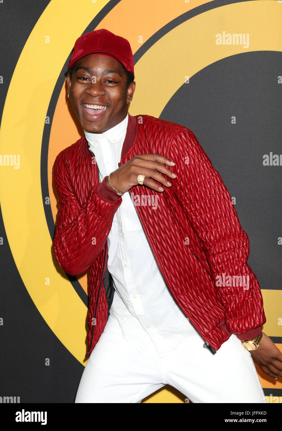 Premiere of Showtime's 'I'm Dying Up Here' at the DGA Theater - Arrivals  Featuring: RJ Cyler Where: Los Angeles, California, United States When: 31 May 2017 Credit: Nicky Nelson/WENN.com Stock Photo