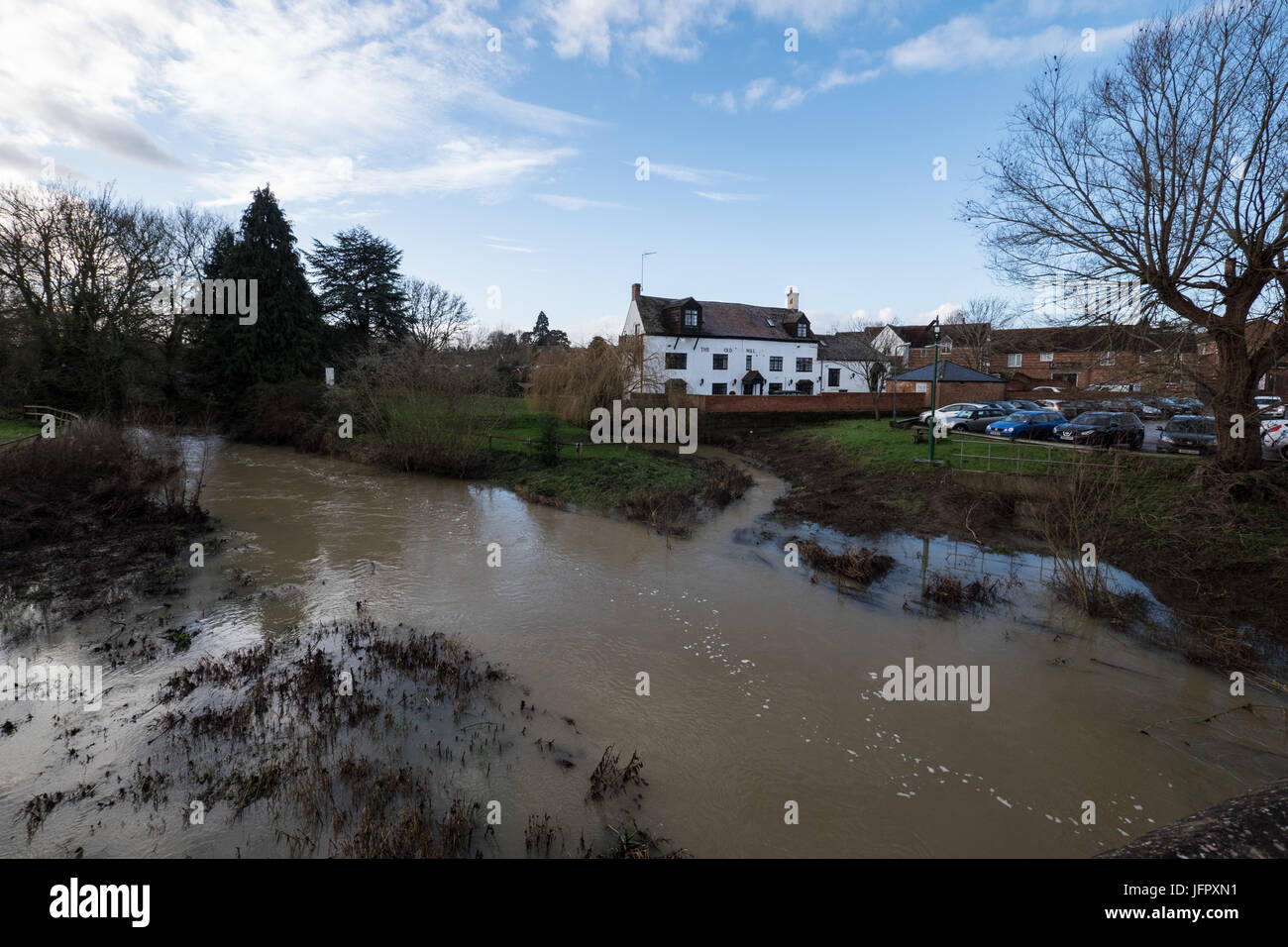 The River Stour at Shipston on Stour, Warwickshire, England UK Stock