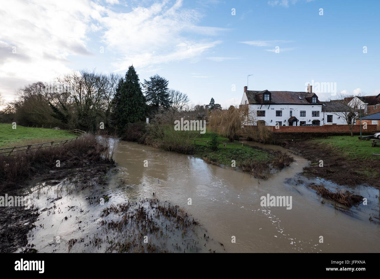 The River Stour at Shipston on Stour, Warwickshire, England UK Stock
