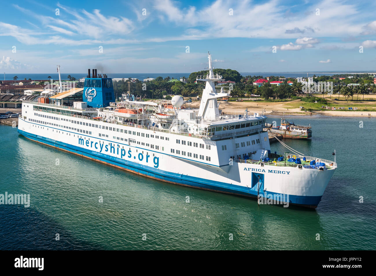 Toamasina Madagascar December 22 2017 Freefall Lifeboat Of The Bulk Carrier Ship Ivs Crimson Creek In Trade Port Of Toamasina Tamatave Madagas Stock Photo Alamy
