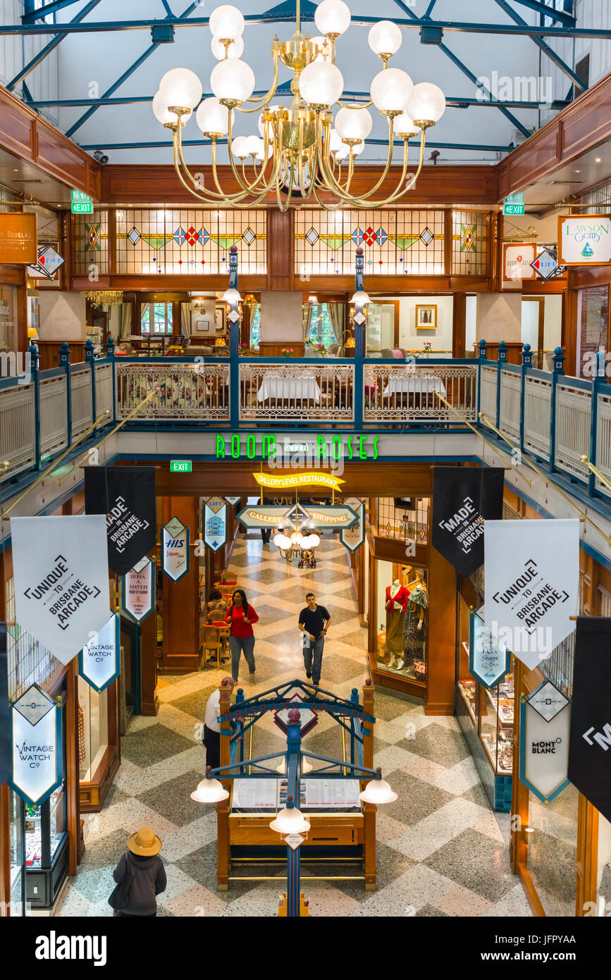 Brisbane arcade shopping mall hires stock photography and images Alamy