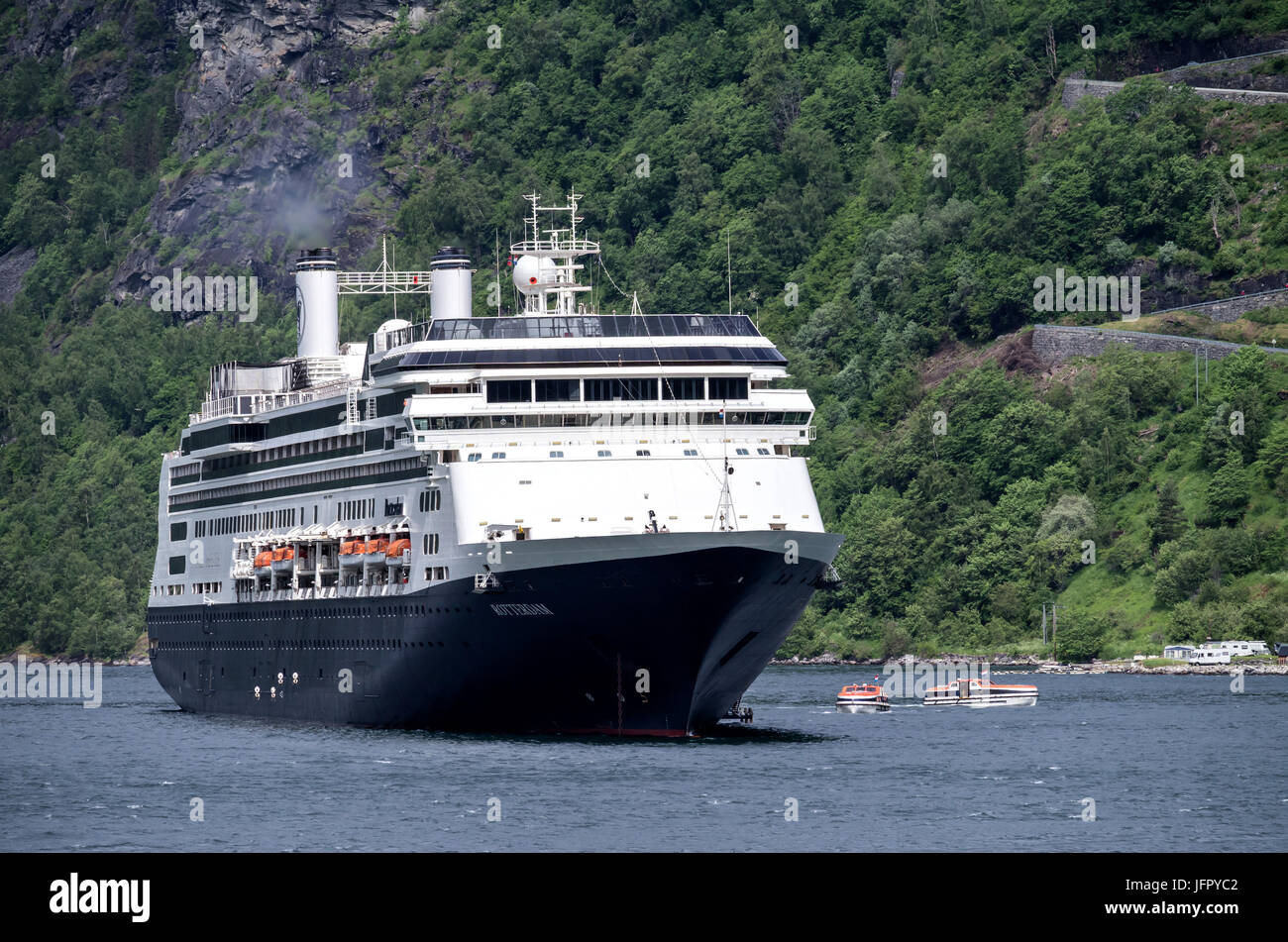Holland america cruise line fjord hires stock photography and images