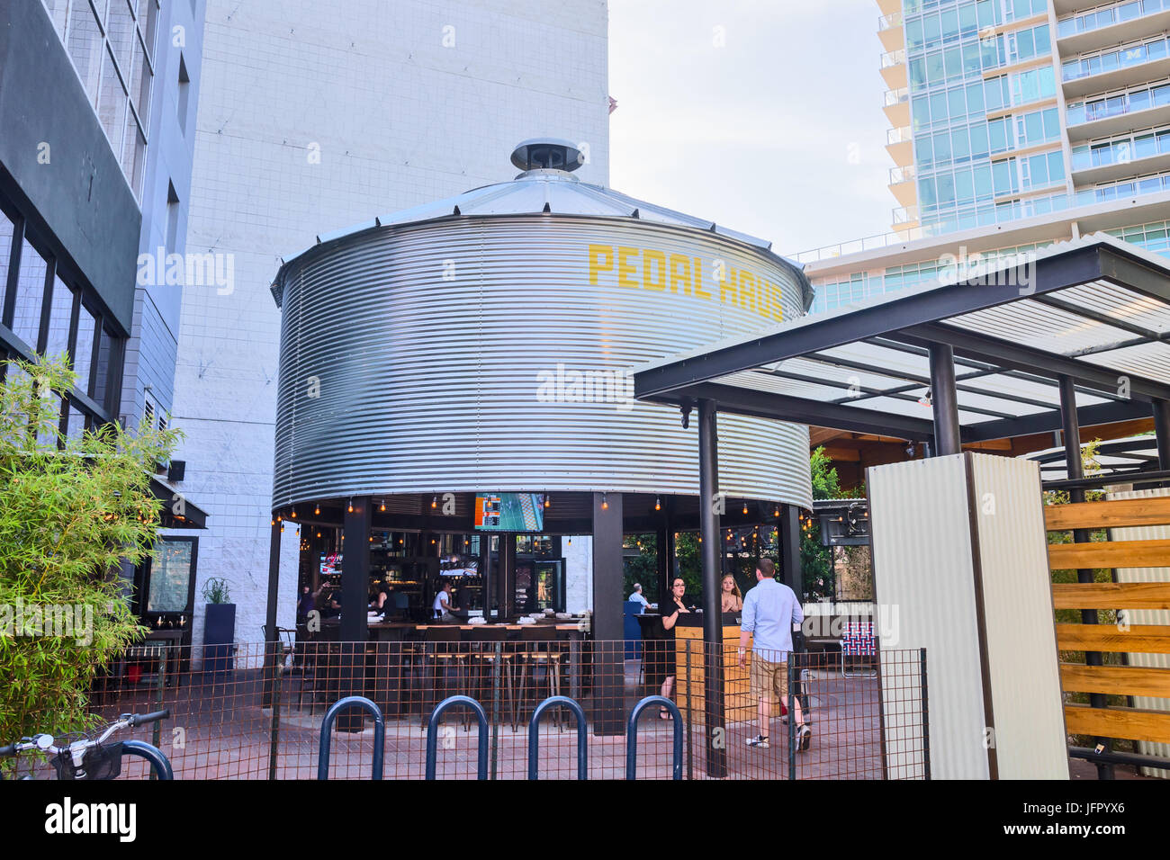 Pedal Haus Brewery Phoenix Capital Of State Arizona Usa Stock