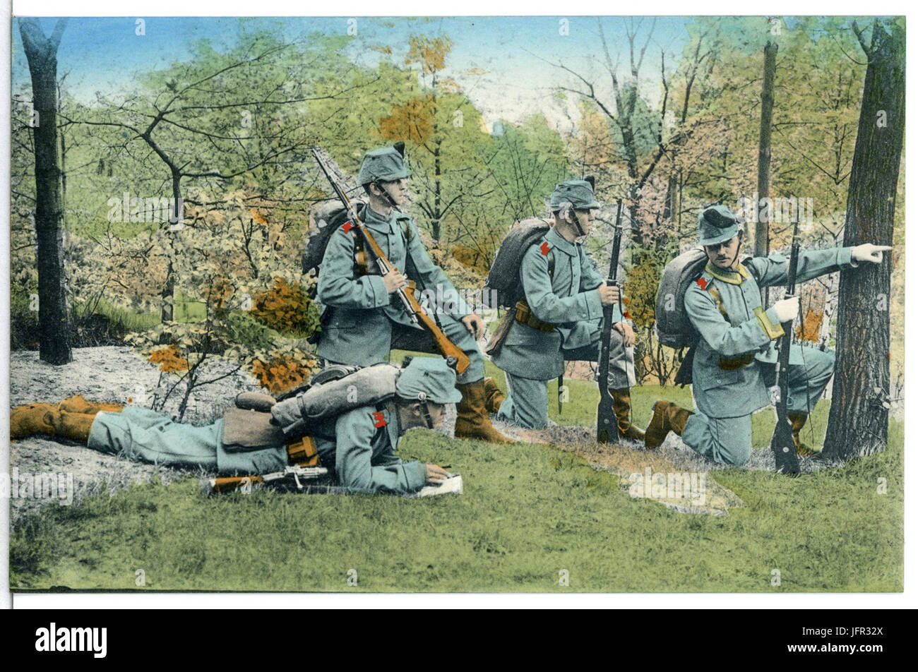 13156--1911-Königlich Sächsisches Schützen-Regiment Nr. 108-Brück & Sohn Kunstverlag Stock Photo
