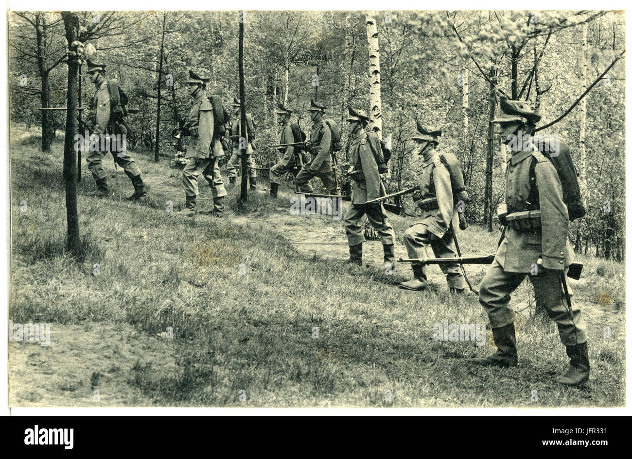 13158--1911-Königlich Sächsisches Schützen-Regiment Nr. 108-Brück & Sohn Kunstverlag Stock Photo