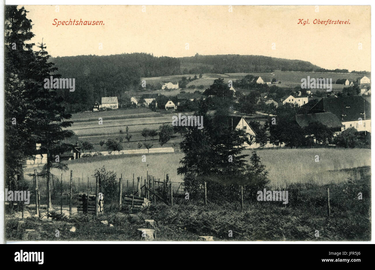 14791Spechtshausen1912Blick auf Spechtshausen, OberförstereiBrück