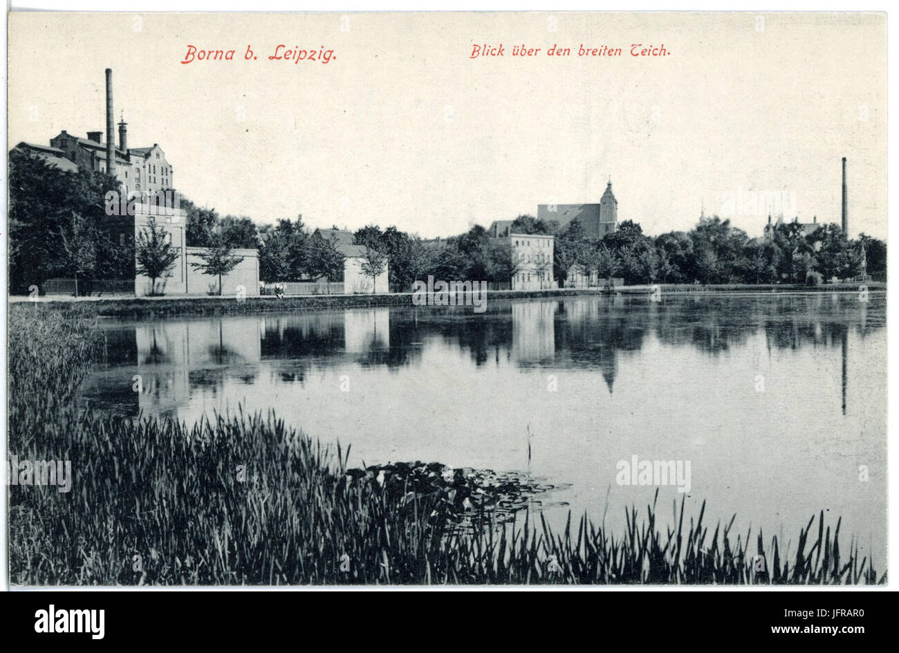 18208Borna1914Breiter TeichBrück & Sohn Kunstverlag Stock Photo Alamy