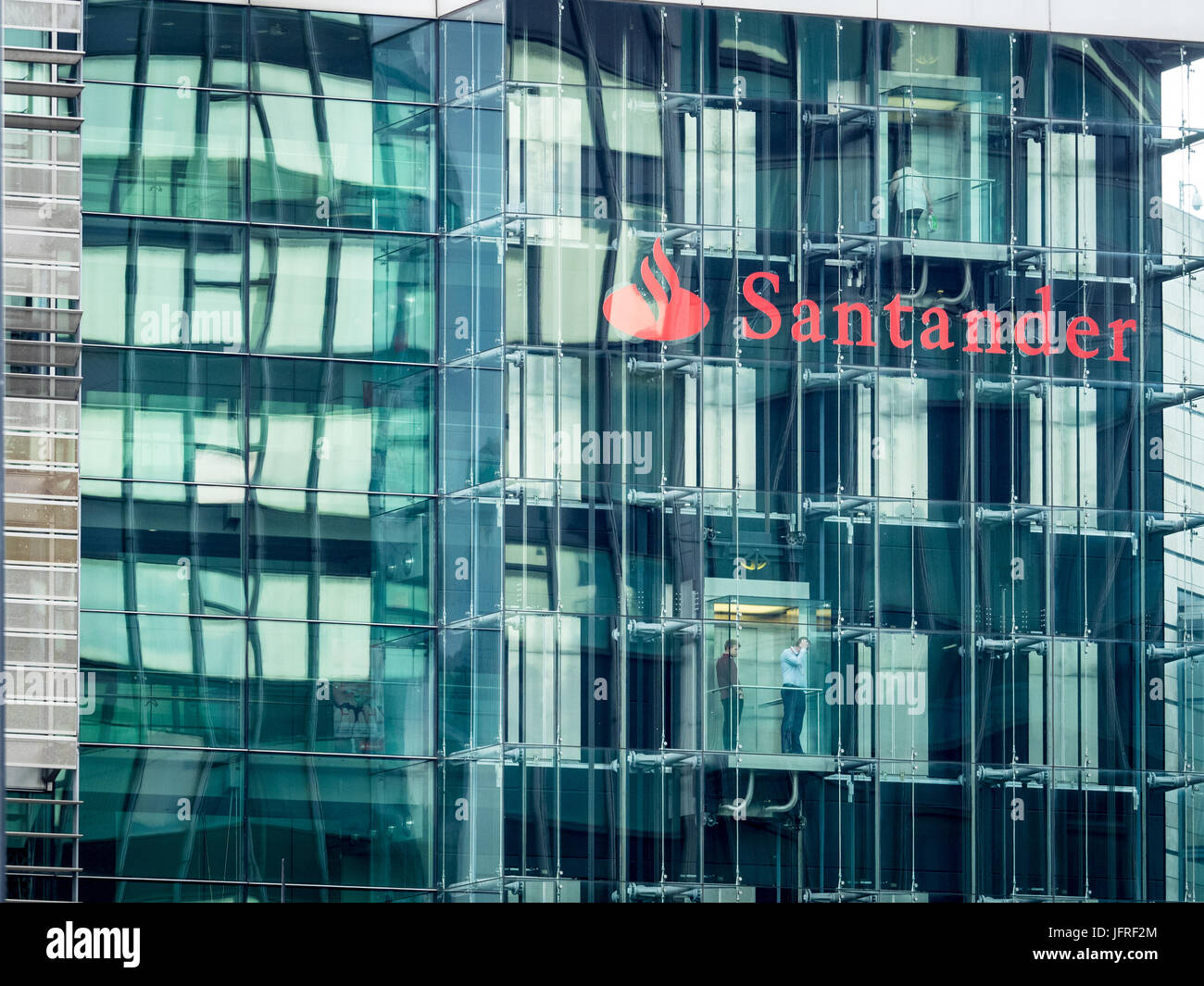 Santander Bank Triton Square Offices In Central London Uk Stock Photo Alamy