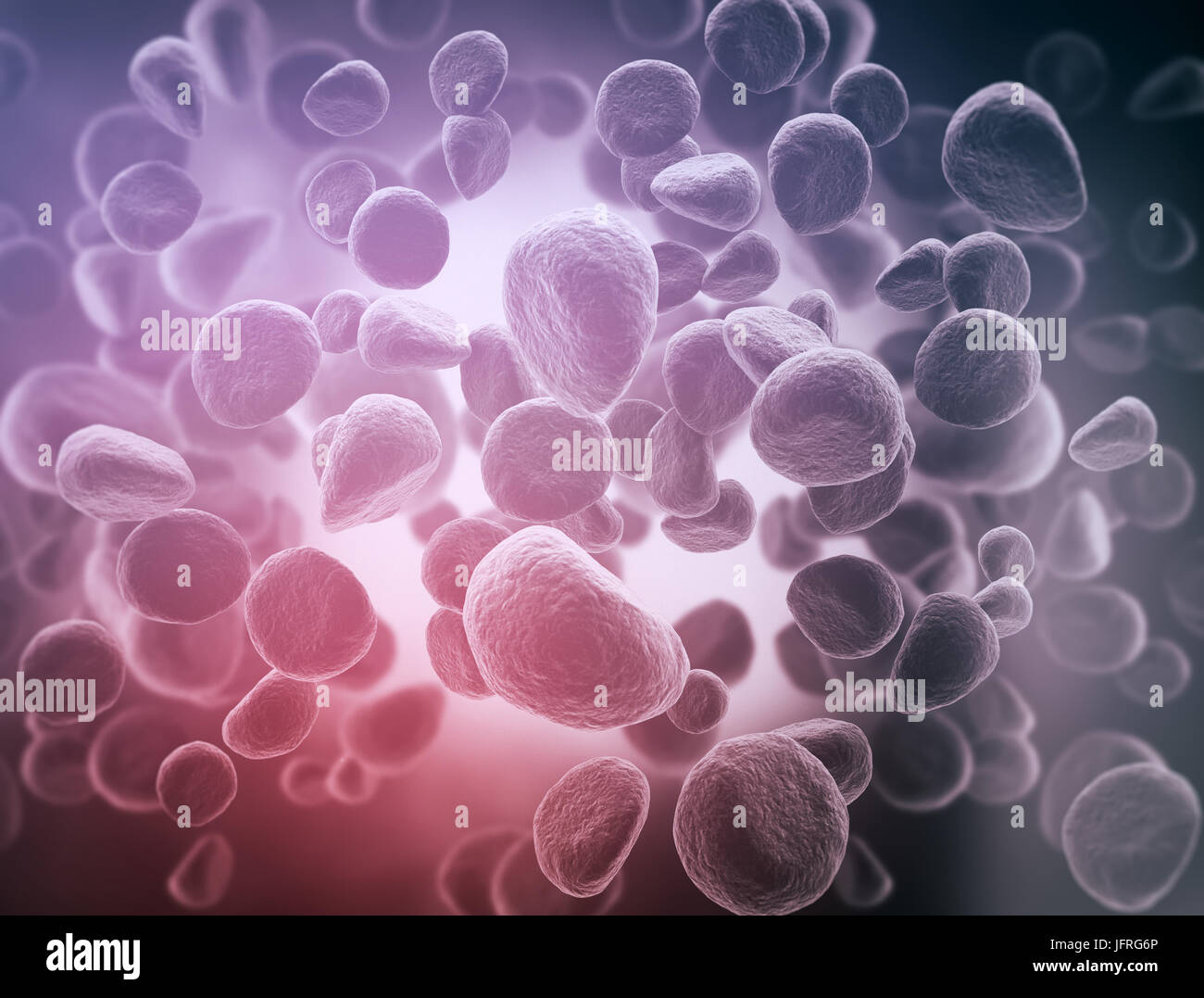 High resolution Illustration of cells Stock Photo