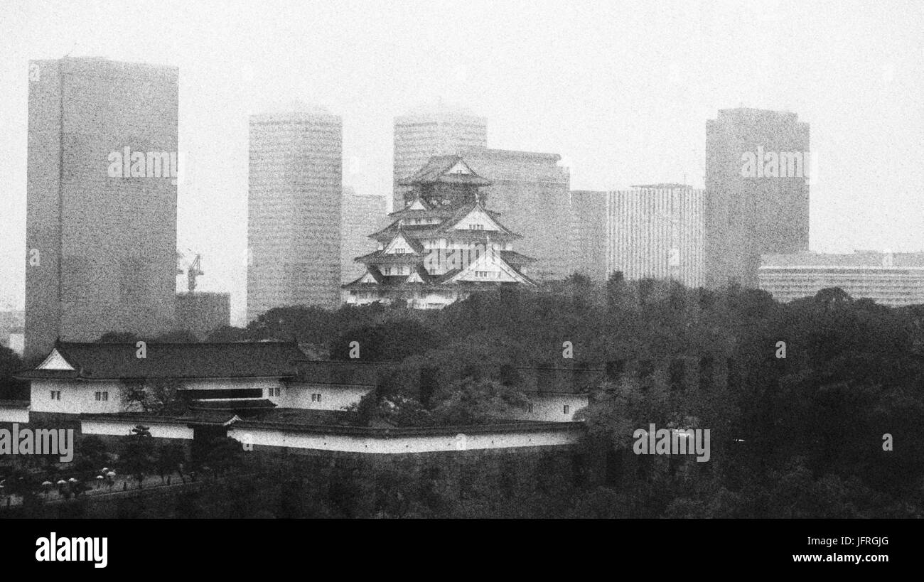 Osaka castle Stock Photo